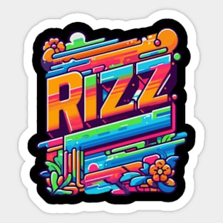 RIZZ - Make a Statement with Style Sticker